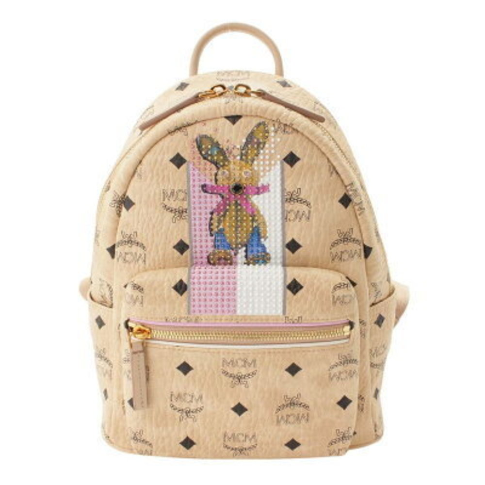 Mcm Rabbit Stark Logogram Mini Backpack Rucksack … - image 1